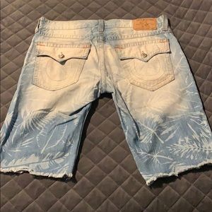 Men’s size 38 cut off True Religion jean shorts